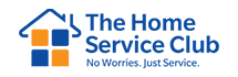 the home service club logo in 215X70 size